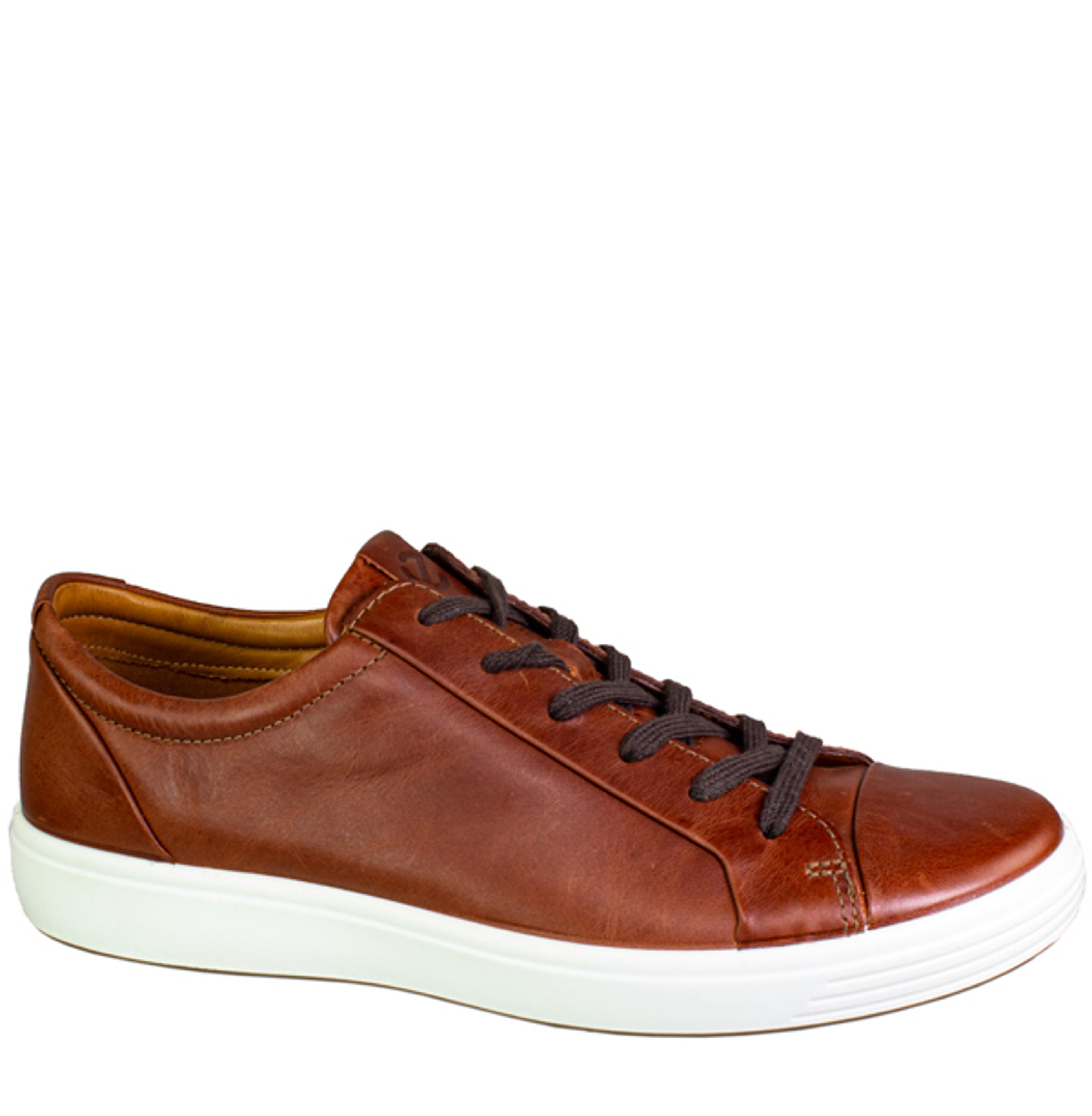 Mens 7 CITY SNEAKER / Cognac leather | Tops For Shoes